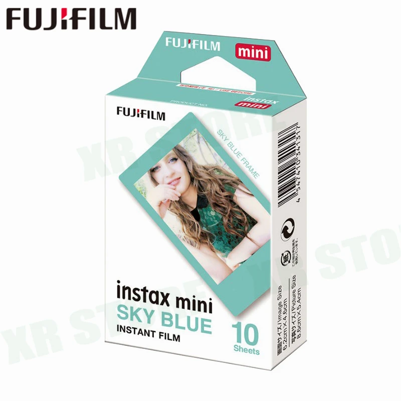 Fujifilm Instax Mini 8 9 пленка Blue sky Fuji мгновенная фотобумага 40 листов для 70 7 s 50 s 50i 90 25 Share SP-1 2 Lomo camera