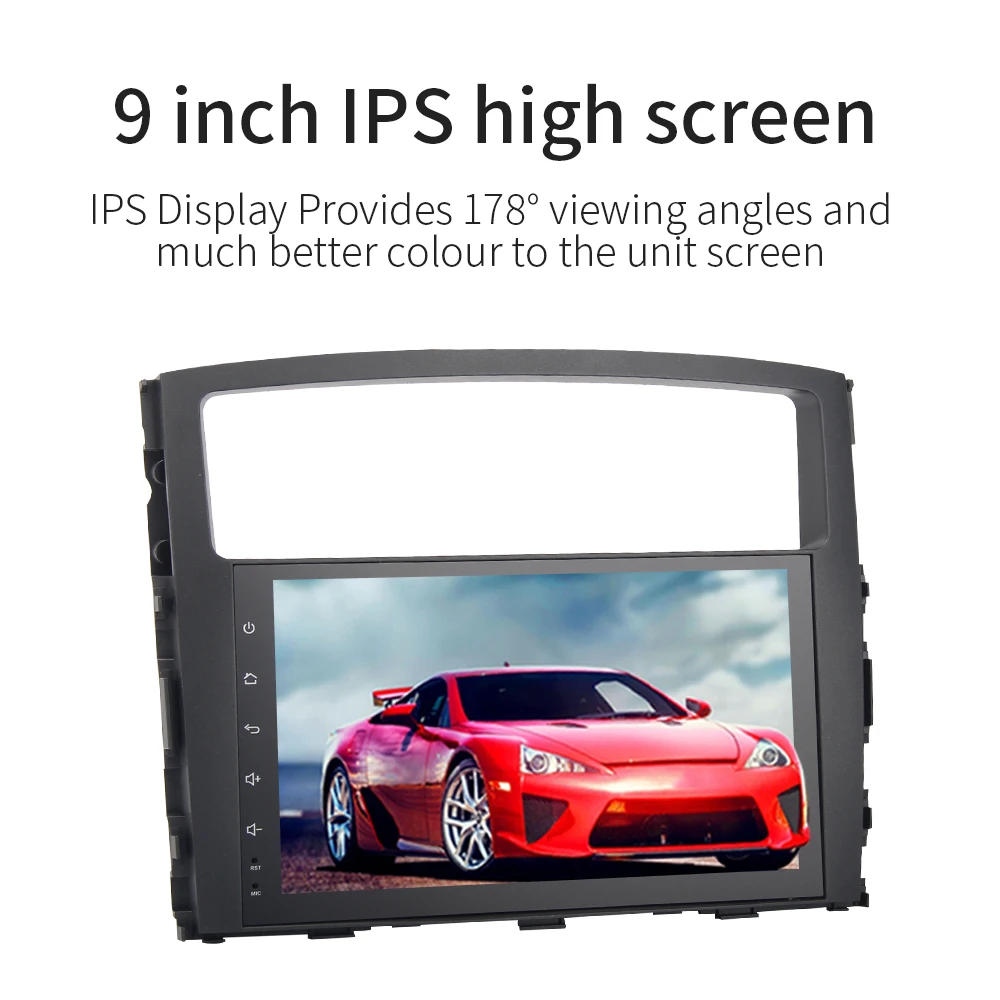 Dasaita 9 &quot1 Din автомобильный радиоприемник GPS Android 10 для Mitsubishi Pajero V97 V93 2006 2007 2008 2009 2010