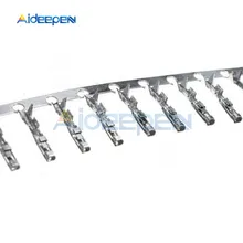 200 piezas. 2,54mm línea única Dupont puente Cable hembra Pin conector Terminal para Dupont puente Cable