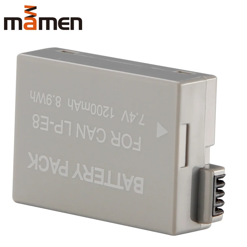 Mamen LP-E8 7,4 V Камера Батарея пакет для цифровой однообъективной зеркальной камеры Canon EOS 550D 600D 650D 700D поцелуй X4 X5 X6i X7i Rebel T2i T3i T4i T5i литий-батареи