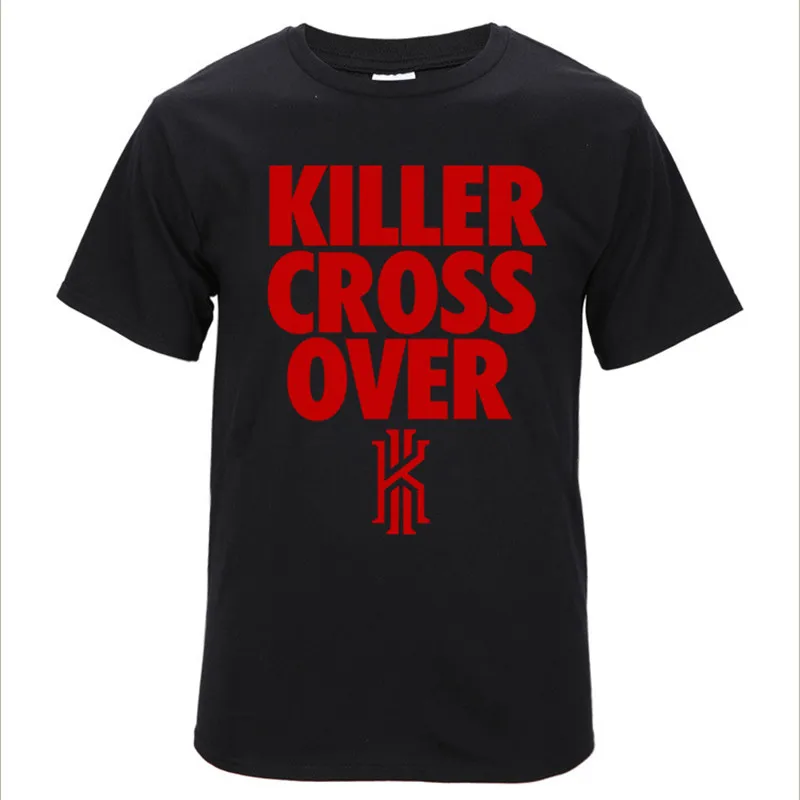 

Basketball Jerseys KILLER CROSS OVER Short Sleeve Kyrie Irving Cotton Breathable Basketball Sports T Shirts