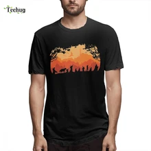 The Lord Of The Rings T shirt The Fellowship Of The Ring T Shirt Man Round Neck For Boy Leisure Unique Design O-neck Tee Shirt the lord of the rings 3 tt the fellowship of the ring the two towers the return of the king н