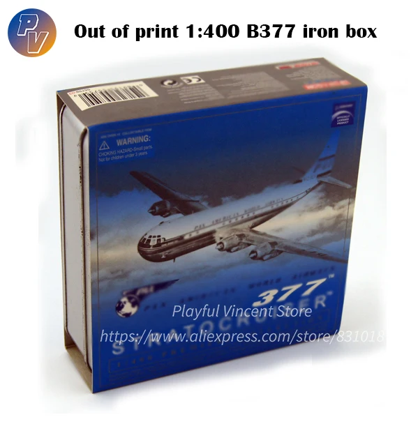 

Special Offer Out of print 1:400 55759 B377 Clipper American Iron Box Alloy Collection scale Model Boutique stratocruiser plane