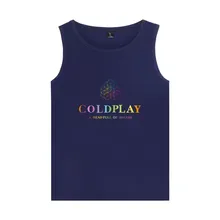 Рок-группа Coldplay принт Летняя майка Для мужчин S бодибилдинг и плюс Размеры рок-музыка Coldplay Безрукавки для женщин Для мужчин одежда