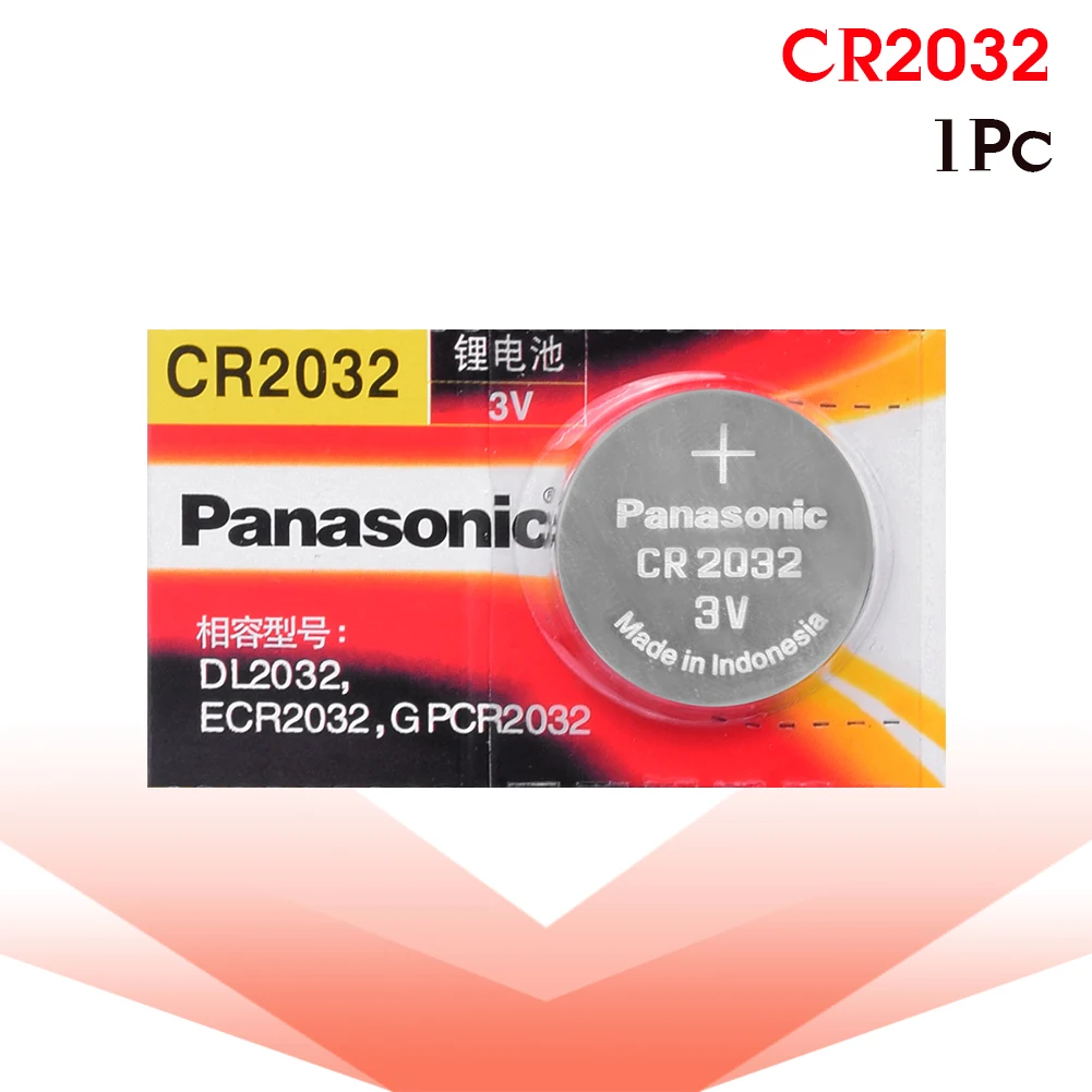 PANASONIC 1 шт. cr2032 DL2032 ECR2032 5004LC KCR2032 BR2032 3 в Кнопочная батарея литиевая батарея для часов игрушки