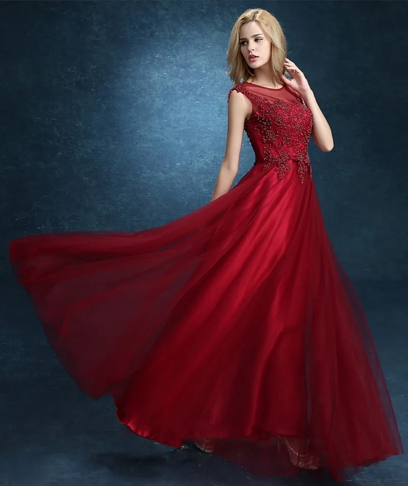 SOCCI вино красное кружевное длинное вечернее платье Robe Soiree Longue Femme Avondjurken Длинные вечерние платья Robe de Soiree