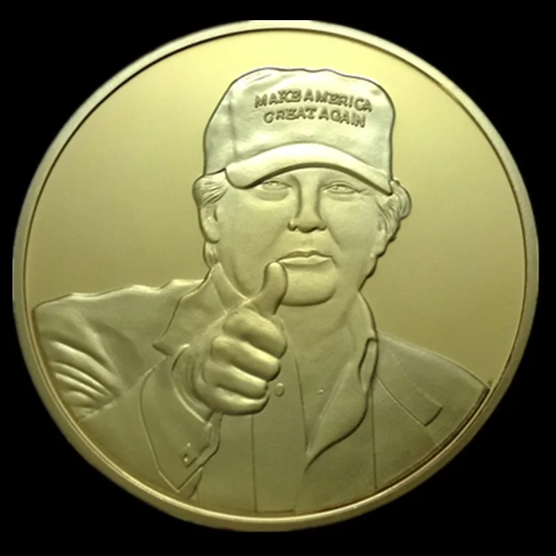 2-1 2016 Make  America Great Again ! The United States Republican presidential candidate Donald Trump souvenir Coin