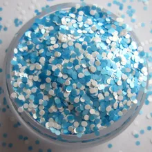 G443 1 мм белый синий матовый акриловый блеск смеси для лака для ногтей изготовление свечей