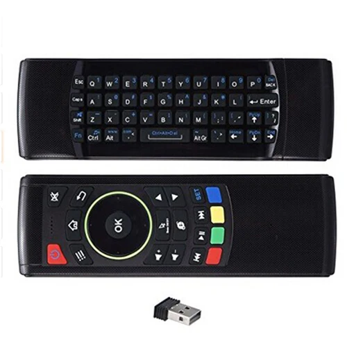FM5S 2.4G Mini Wireless Keyboard, Infrared Remote Control Android Tv