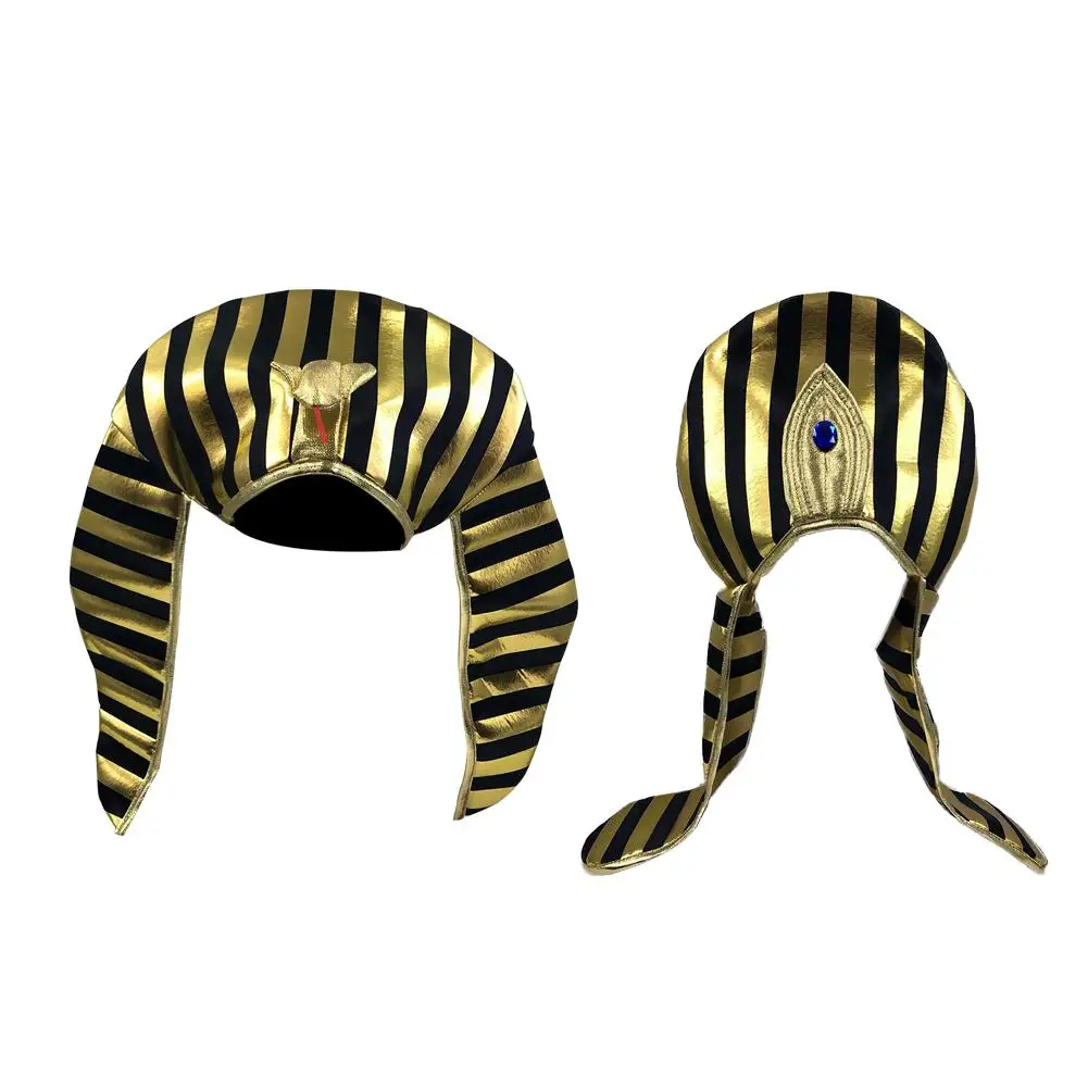 

Egyptian Pharaoh Costumes Hats Crown Caps Halloween Party Men And Women Adults Hats Headwear Party Hat