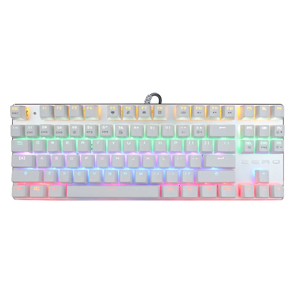 

mechanical Gaming keyboard 87 104 Keys Blue Red Black swicth for Tablet Desktop delivery from russia