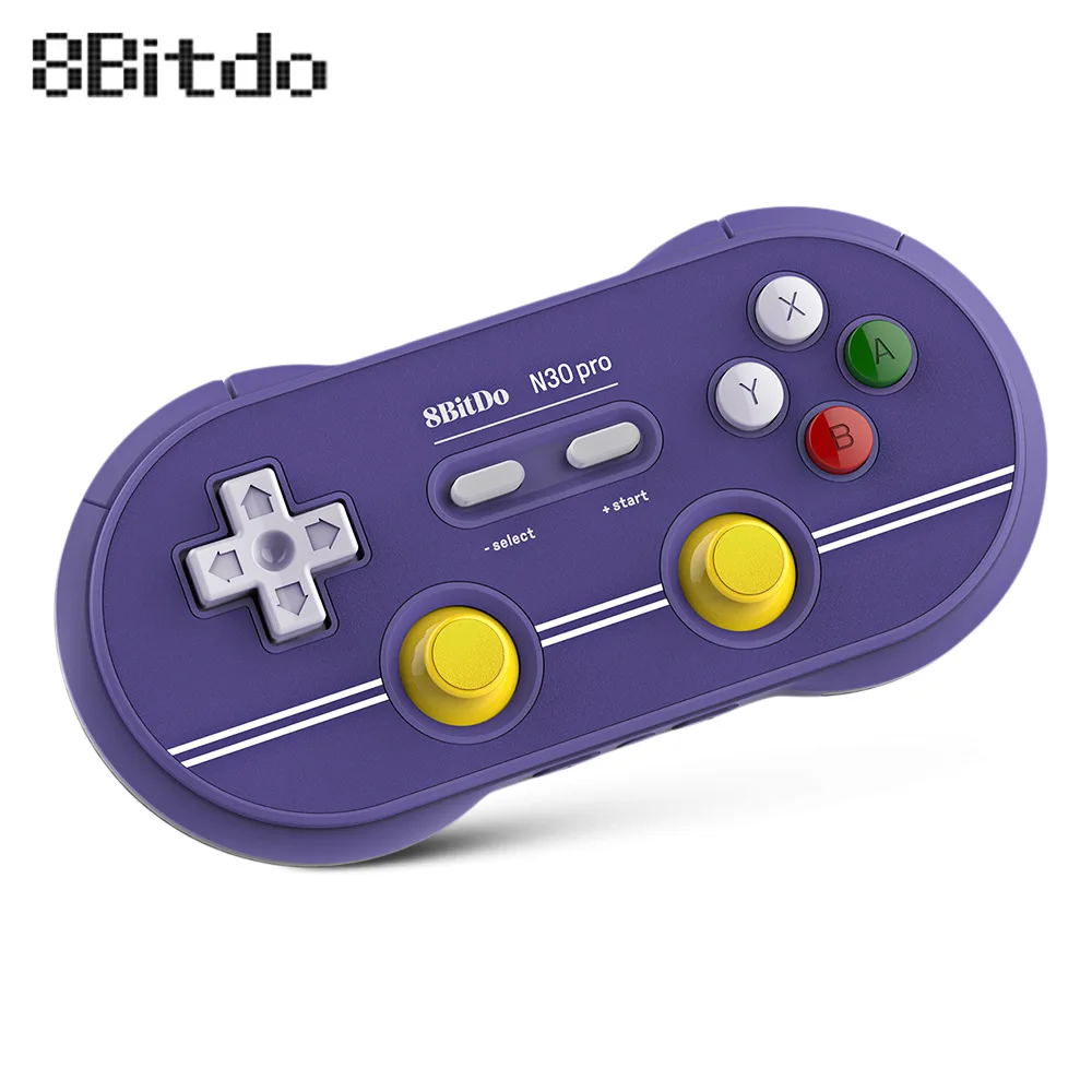 8BitDo N30 Pro2 Bluetooth геймпад беспроводной контроллер вибрации проводной джойстик для переключения пара Android MacOS паровой выключатель - Цвет: 8BitDo N30 Pro2