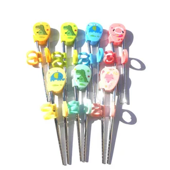 

Intelligent learning chopsticks correct chopsticks baby 304 stainless steel chopsticks children training chopsticks baby tablewa