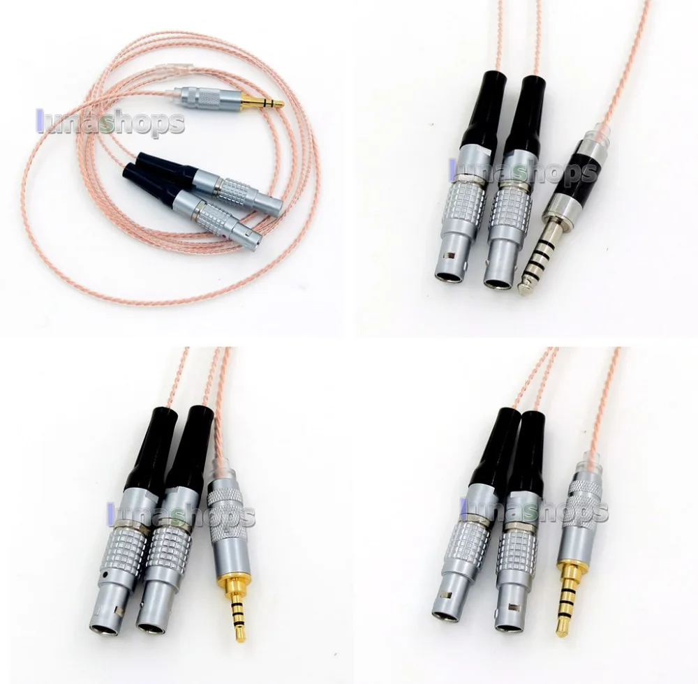 

LN005974 7N OCC Silver Plated Mixed Headphone Cable For Focal Utopia Fidelity Circumaural