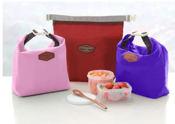 

New Zipper Insulated Thermal Bag High Quality Insulation Bento Picnic Lunch Pouch Fast Food Box Handy Cooler Keep Warm