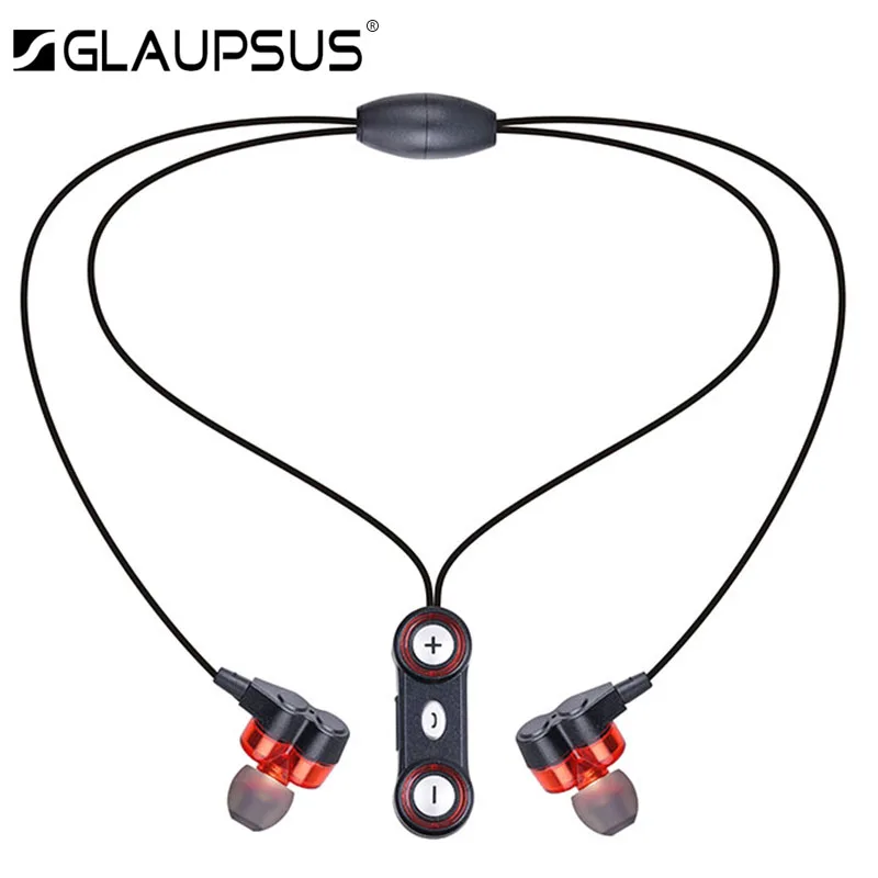 GLAUPSUS S11 Sport Wireless Bluetooth Headset clasp Necklace