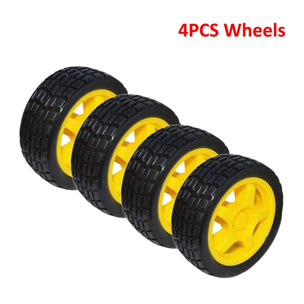 

Free shipping! Rubber wheel / robot / car motor / tire wheel smart car /car wheel(4 pieces /LOT)