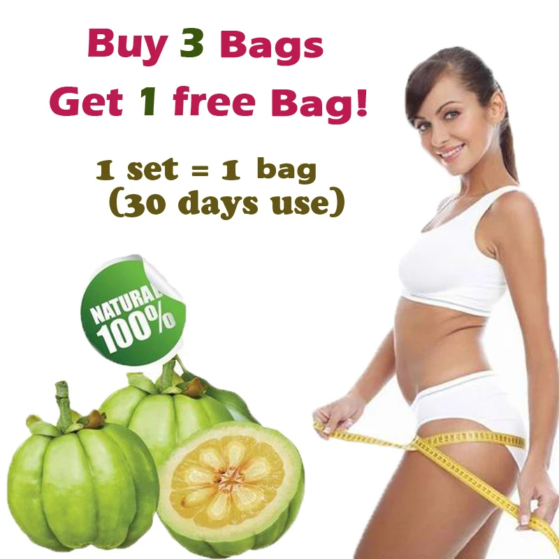 30 DAYS SUPPLY  Pure garcinia cambogia slimming products loss weight diet product Buy 3 get 1 free