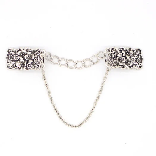 

Metal Buttons For Clothing Decoration Garment Hooks Retro Silver Sweater Cardigan Clip Buckles Metal Buckle Fashion
