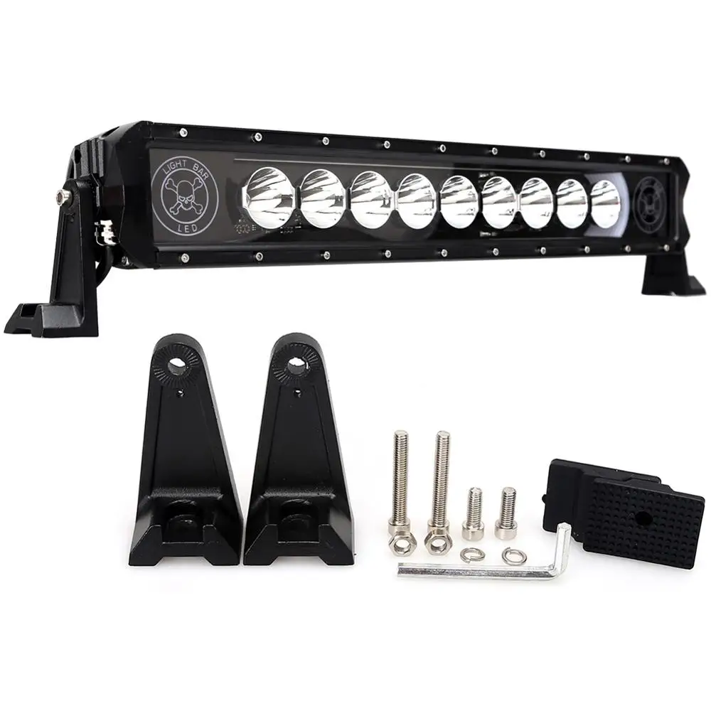 led light bar led work driving lamp for off road trucks offroad emergency warning vehicle blue spotlight 4x4 atv utv suv motorcycle motor headlight fog 12V 24V waterproof 4wd f150 pickup bumper spot tractor working (5)
