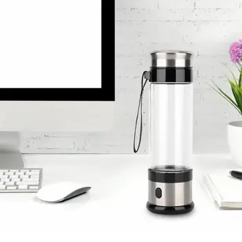 

350ml Mini USB Hydrogen Rich Water Maker Ionizer Generator Alkaline Bottle Cup Mug Water Filter Purifier