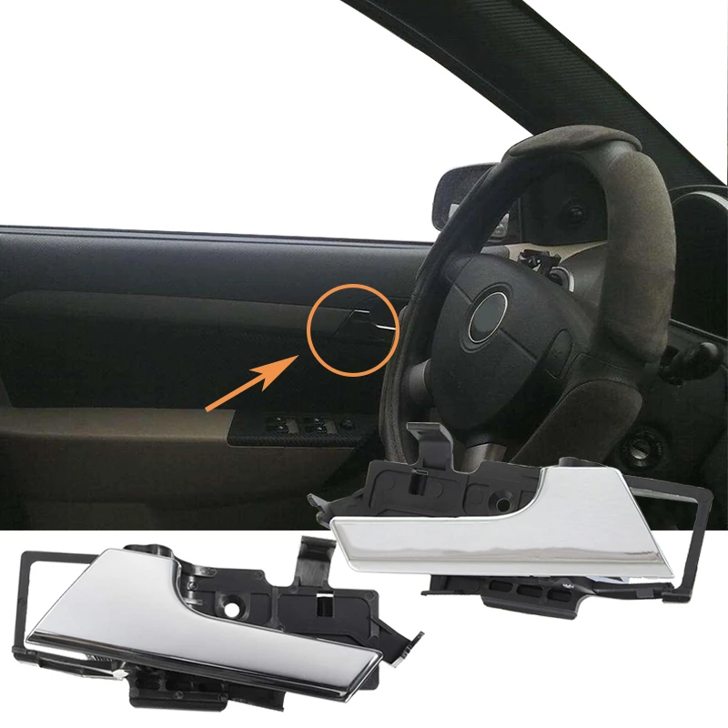 

1 PCS Left & Right Car Inside Handle Bowl For Chevrolet AVEO For Pontiac G3 96462710 Inside Door Handle Interior Door Handle
