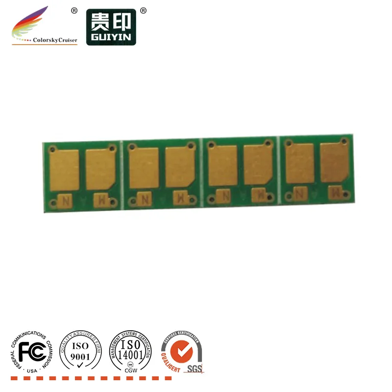 4 шт./лот лазерный чип сброса картриджа с тонером для HP Color LaserJet Jel Pro M254NW MFP M281CDW CF500A