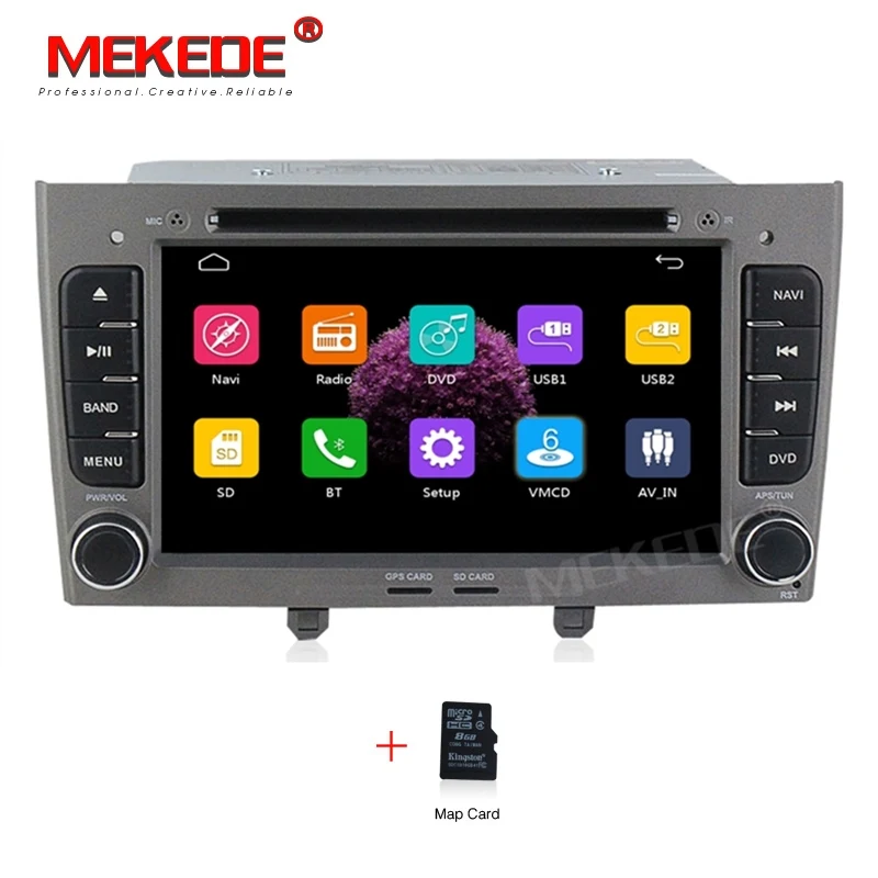 Немецкий склад автомобиля DVD gps для peugeot 408 2010-2011 для peugeot 308 I(T7) 2008-2011 с рулевым колесом canbus BT dvd-плеер - Цвет: Car dvd G