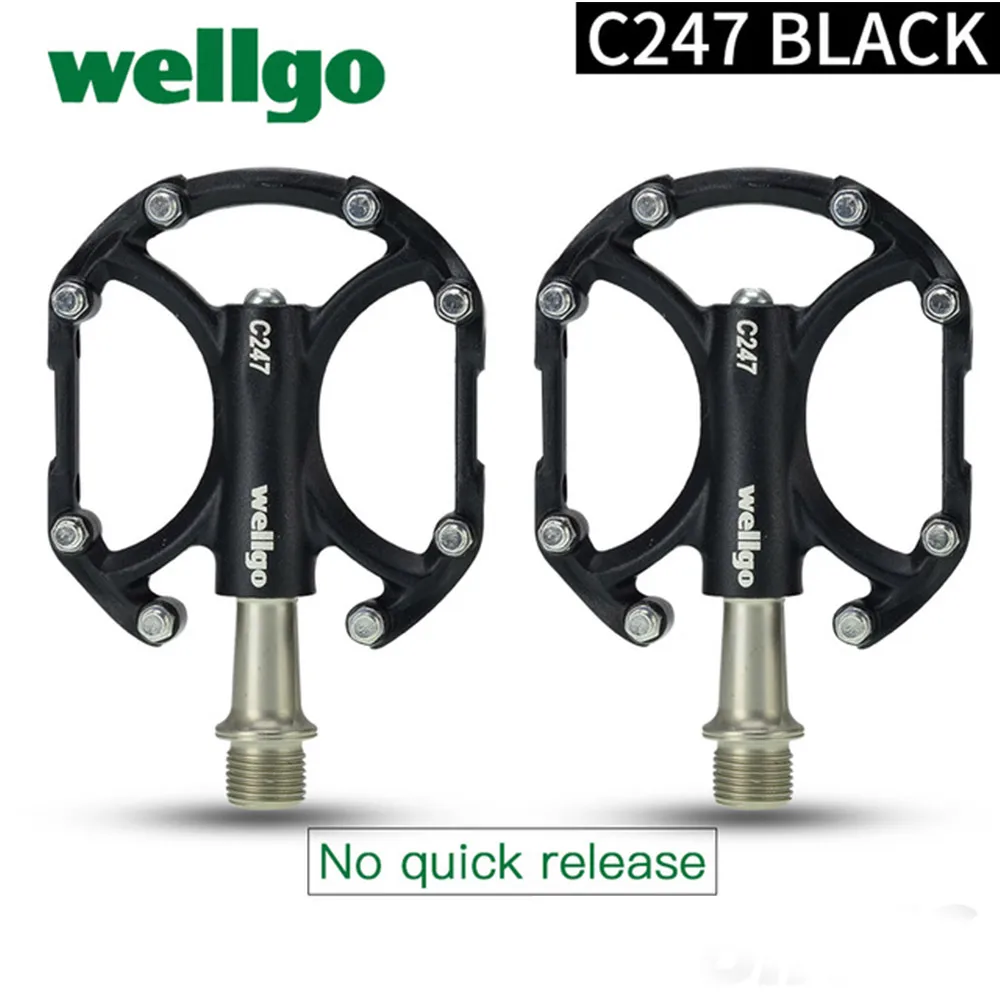 Алюминиевый сплав Сверхлегкий Wellgo C247 велосипедные подшипники педали BMX MTB Горный