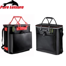 43 см/48 см/52 см наружное портативное ведро для рыбалки, коробка для живой рыбы, морское водонепроницаемое ведро, Аксессуары для рыбалки, рыболовные инструменты