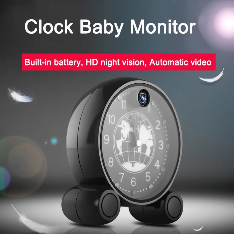 IMIEYE 2MP 1080 P Full HD часы Камера Wi Fi IP цифровой будильник видеонаблюдения ИК Ночное