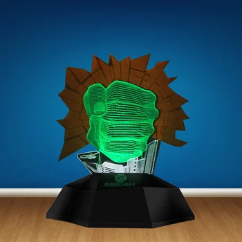 

Avenger Alliance US captain 3D stand light USB touch stereo vision lamp gift lamp 001