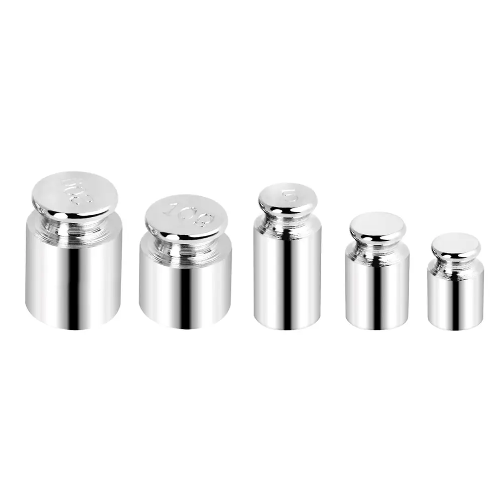 

Mini Scale Weights Set for 1g 2g 5g 10g 20g Digital Scale balance Chrome Plating Calibration Gram Weights for electronic scales