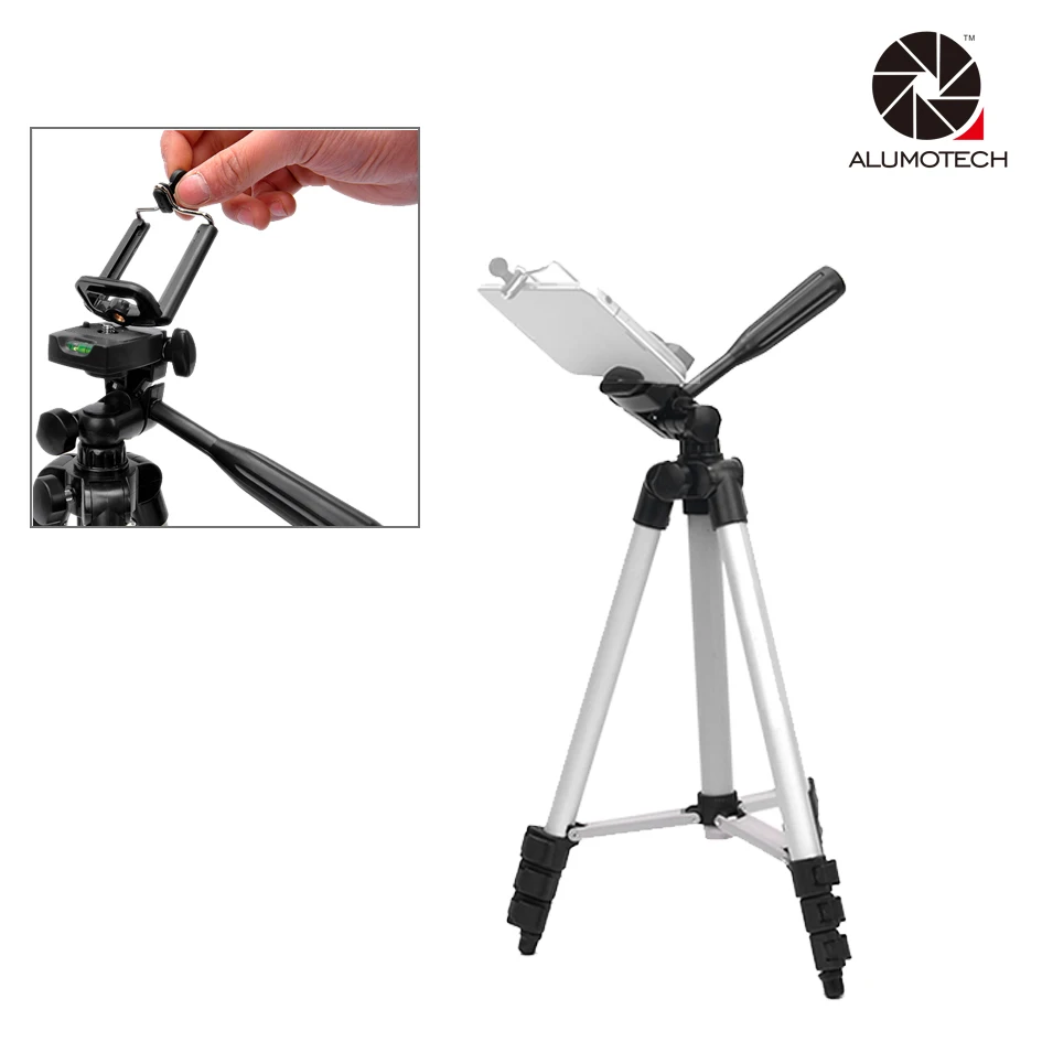 

ALUMOTECH Portable Stand Tripod 13.8-40" Light for Digital Camera Smart Phone Photo Video