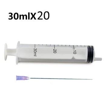 

20PCS 30ML Syringes with 10cm needle For refilling ink cartridge for HP/for Canon/for Epson Printer