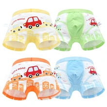 Трусы для мальчика с машинкой; трусы-боксеры; 2 шт.; детское нижнее белье; детские трусики с героями мультфильмов; Качественные короткие штаны для подростков; брюки; одежда для детей 3-12 лет