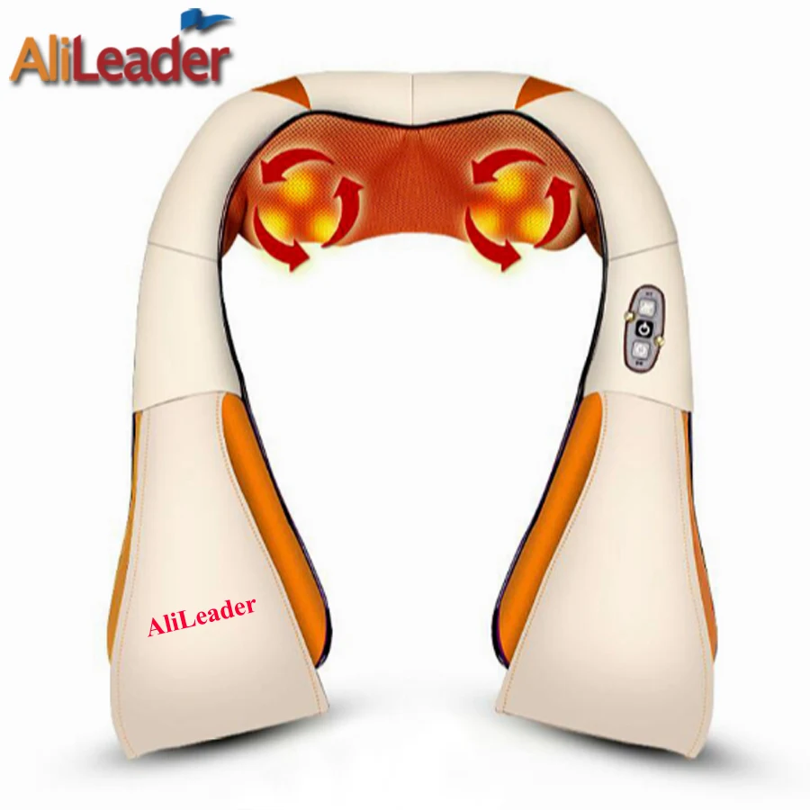 Electric Shiatsu Back Neck Shoulder Massager Body Infrared 4D Kneading