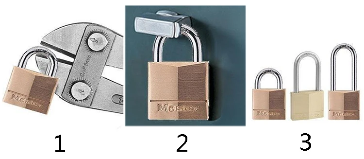 Master Lock Solid Brass Padlock outdoor special, Waterproof, no rust and corrosion, Anti-theft lock core, for Maritime, port (1)