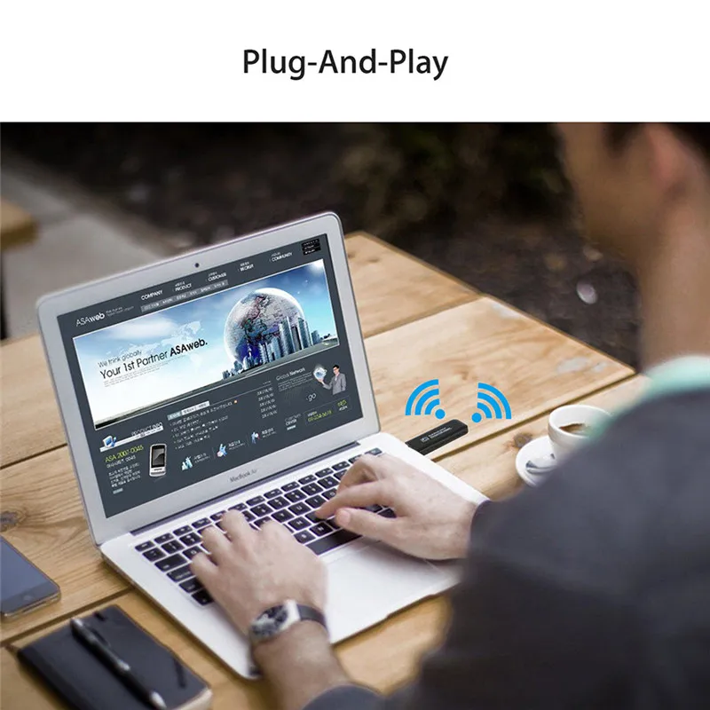 USB беспроводная Wi Fi сетевая ТВ карта WLAN LAN адаптер приемник 2 4G 5G 300M для Samsung Smart