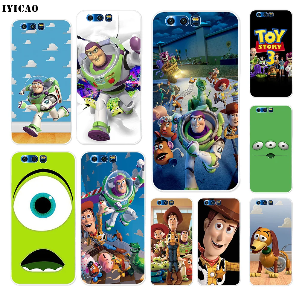 Мягкий силиконовый чехол IYICAO Toy Story для Huawei Y9 Y7 Y6 Prime 2018 Honor 8C 8X8 9 10 Lite 7X 7C 6A 7A