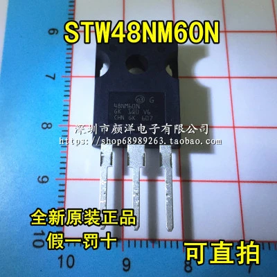 

10PCS STW48NM60N TO-247 STW48NM60 TO247 48NM60N Field effect transistor New and original