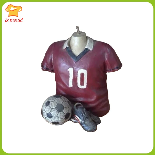 2016 new soccer jerseys candle soap silicone molds candle molds soccer