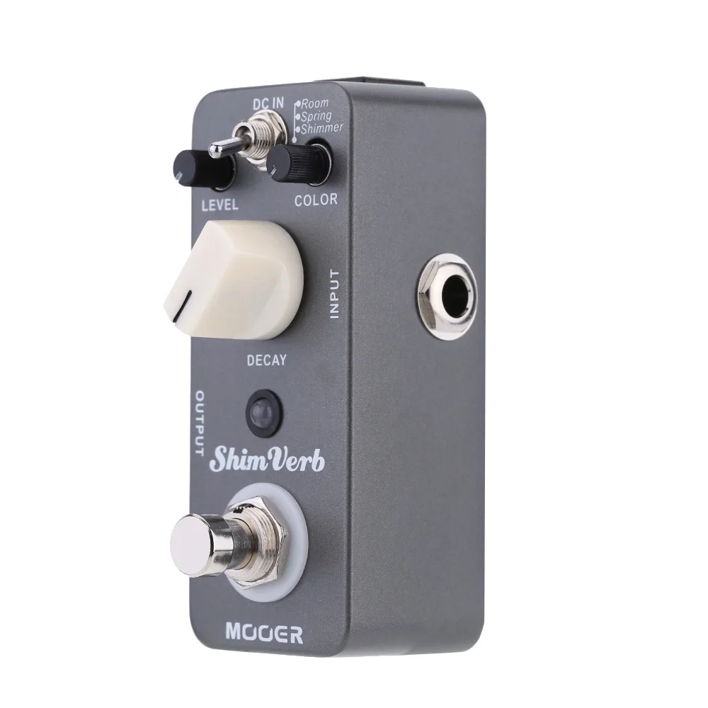 

Mooer Guitar Pedal Shim Verb Micro Mini Digital Reverb Guitar Effect Pedal for Electric Guitar True Bypass