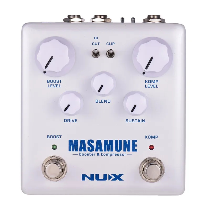 NUX электрогитара педаль мульти эффект процессор Amp симулятор задержки реверберации усилитель Kompressor Запчасти для акустической гитары аксессуары - Цвет: masamune