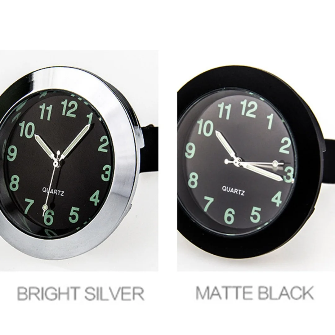 Men Women's Car Clock Fashion Luminous Quartz Analogue Watches For Car Accessories Mini Clip On Watch