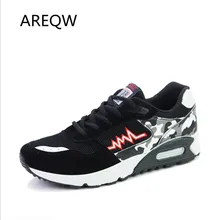 2017 Fashion Men Casual Shoes Sport Air Mesh Breathable Trainers Basket Zapatillas Male Walking Flat Printed