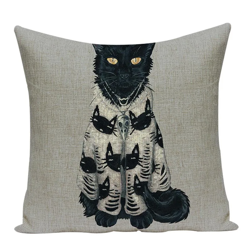 Caso Bonito Dos Desenhos Animados Teste Padra de almofada para Decorativa Capas Linho чехлы для диванов домашний
