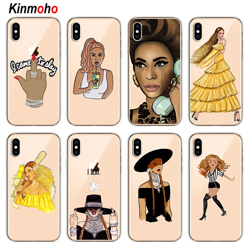 

Beyonce Lemonade Transparent Soft Silicon Phone Cases Cover For iPhone X XS Max XR 7 6 6S 8 Plus 5S SE 8Plus 7Plus Coque Funda