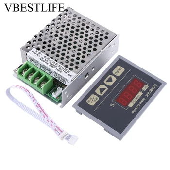 

DC Motor Speed Controller Governor Regulator With Digital Display Panel 12-80V 30A PWM Controller Motor Soft Starter tecnologia