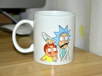 

New Rick and Morty Funny White Ceramic Coffee Tea Cup Mug